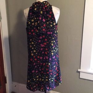 Black Floral Eva Mendes Dress